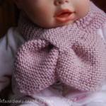 photo tricot modele tricot bebe echarpe 5