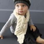 photo tricot modele tricot bebe echarpe 9