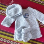 photo tricot modele tricot bebe simple 12