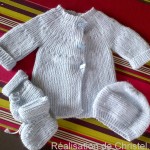 photo tricot modele tricot bebe simple 9