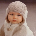 photo tricot modele tricot bonnet bebe fille 15