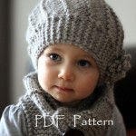 photo tricot modele tricot bonnet bebe fille 3