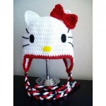 photo tricot modele tricot bonnet hello kitty 2