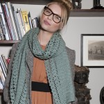 photo tricot modele tricot echarpe femme 2