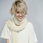 photo tricot modele tricot echarpe femme 8