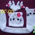photo tricot modele tricot echarpe hello kitty 3