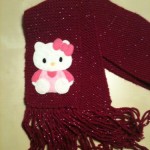 photo tricot modele tricot echarpe hello kitty 6