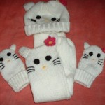 photo tricot modele tricot echarpe hello kitty 7