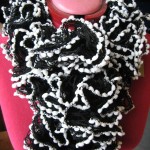 photo tricot modele tricot echarpe katia