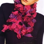 photo tricot modele tricot echarpe laine katia 14