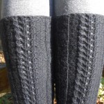 photo tricot modele tricot facile jambiere 16