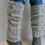photo tricot modele tricot facile jambiere 2