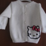 photo tricot modele tricot hello kitty pull 12