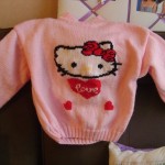 photo tricot modele tricot hello kitty pull 7