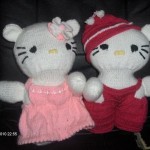 photo tricot modele tricot hello kitty rocaille 4