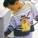 photo tricot modele tricot jacquard bebe 16