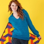 photo tricot modele tricot pull col v femme 6