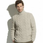 photo tricot modele tricot pull homme torsade 11