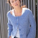 photo tricot modele tricot pull raglan femme 9
