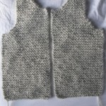 photo tricot modele tricot pull sans manche bebe 6