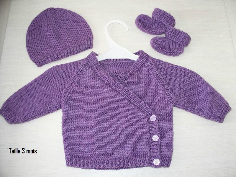 tricot gratuit layette