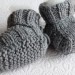 photo tricot modèle tricot chausson bébé gratuit 18