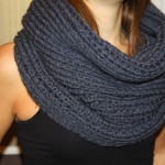 photo tricot modèle tricot facile snood gratuit 4