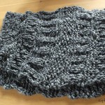 photo tricot modèle tricot facile snood gratuit 9