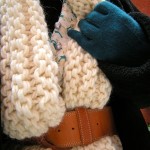 photo tricot modèle tricot gilet grosse laine 3