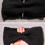 photo tricot modèle tricot headband 15
