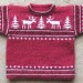 photo tricot modèle tricot jacquard norvégien 18
