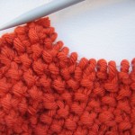 photo tricot modèle tricot point de riz méthode 13