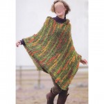 photo tricot modèle tricot poncho 12