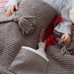 photo tricot modèle tricoter bébé une couverture 4