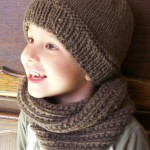 photo tricot modèle tricoter tour de cou circulaires 4
