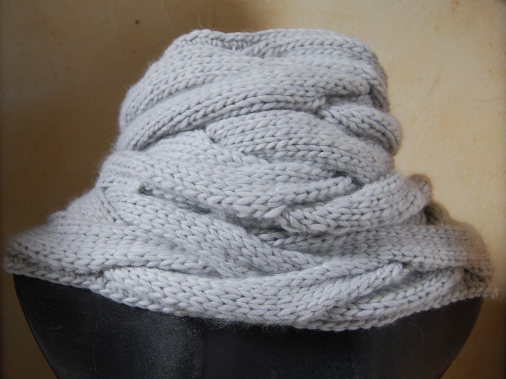photo tricot patron tricoter écharpe tube